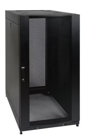 Tripp Lite 25U Rack Enclosure Server Cabinet Shock Pallet w/ Doors & Sides - Rack